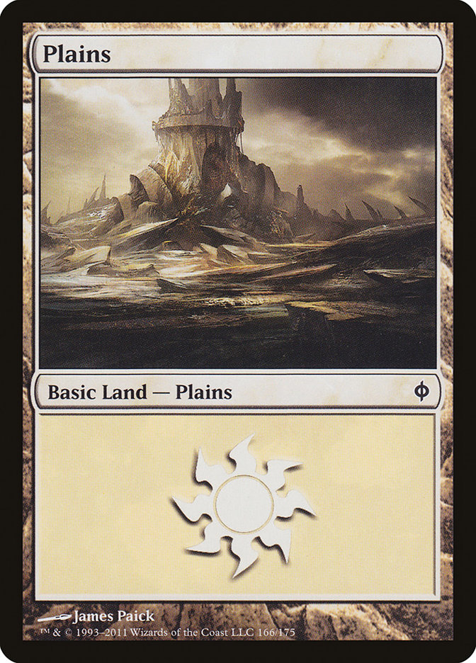 Plains (166) [New Phyrexia] | D20 Games