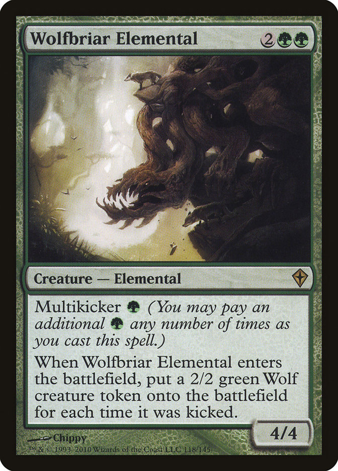 Wolfbriar Elemental [Worldwake] | D20 Games