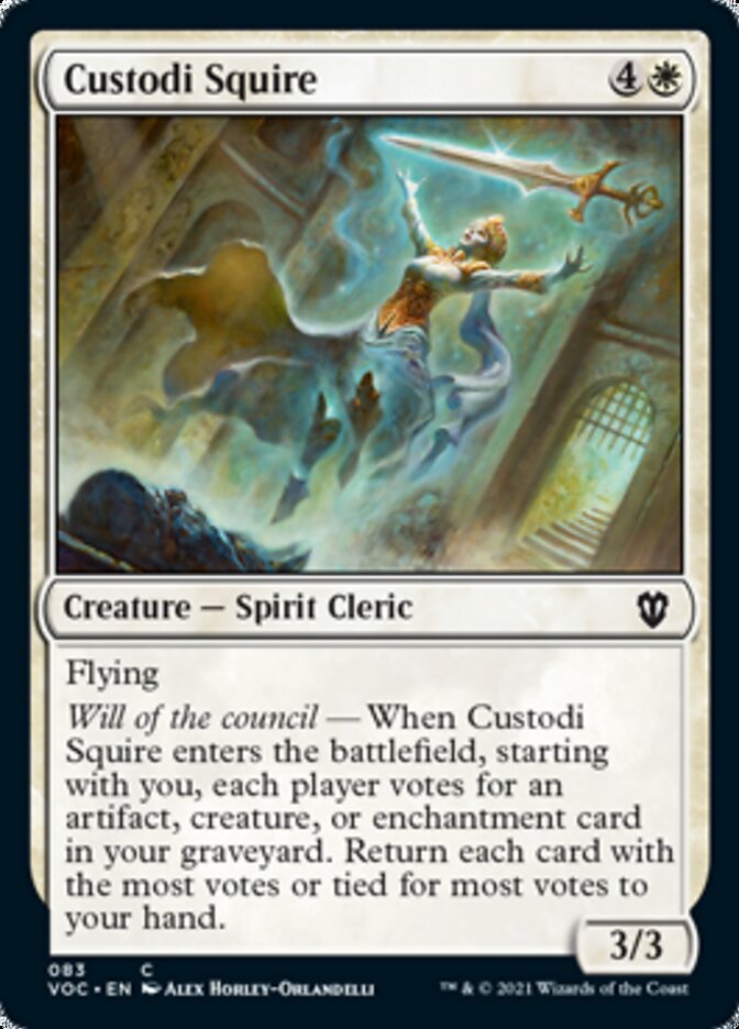 Custodi Squire [Innistrad: Crimson Vow Commander] | D20 Games