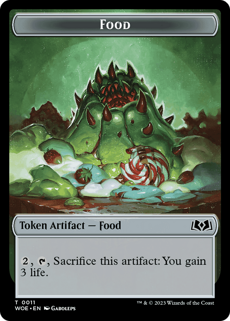 Food (0011) Token [Wilds of Eldraine Tokens] | D20 Games