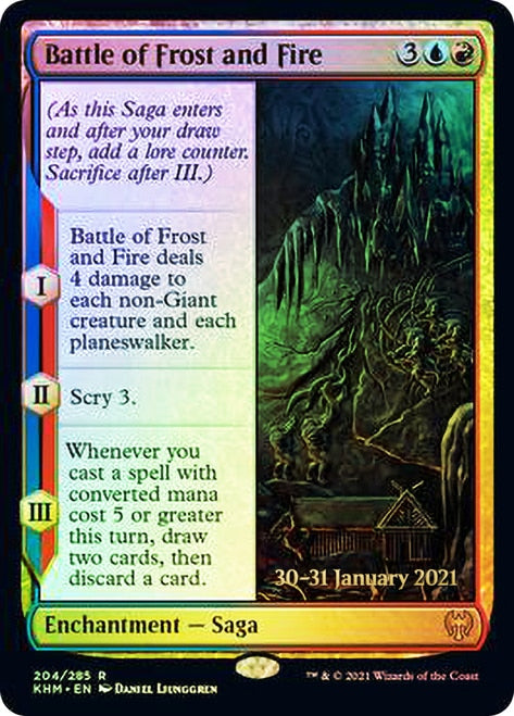 Battle of Frost and Fire [Kaldheim Prerelease Promos] | D20 Games