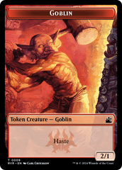Goblin (0008) // Goblin (0009) Double-Sided Token [Ravnica Remastered Tokens] | D20 Games