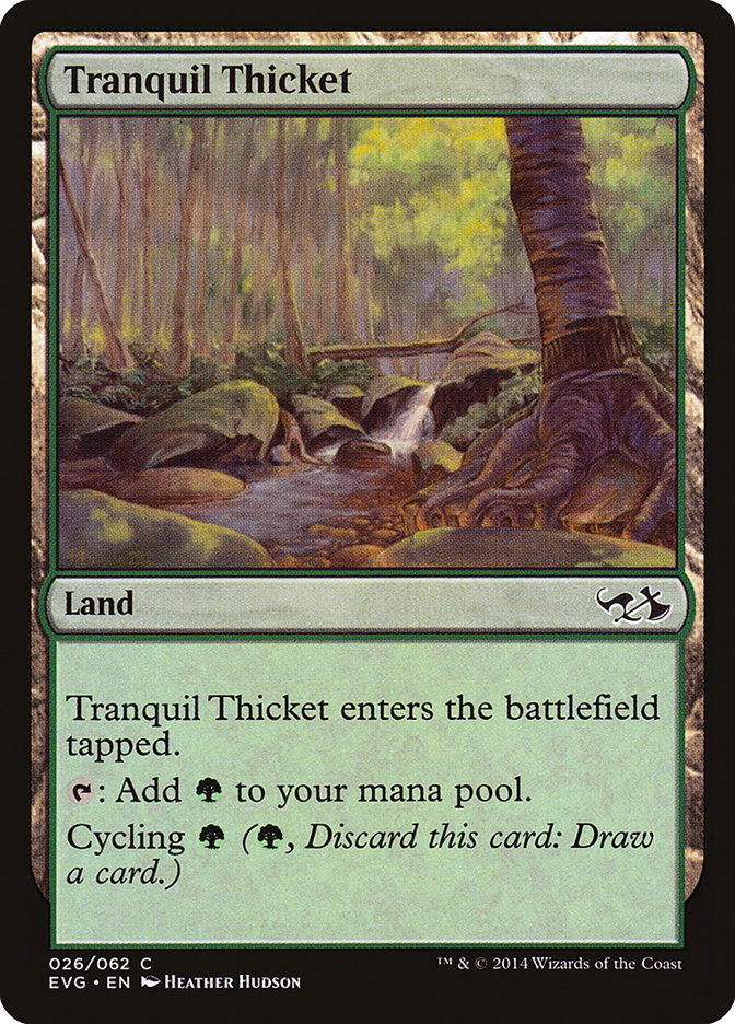 Tranquil Thicket (Elves vs. Goblins) [Duel Decks Anthology] | D20 Games