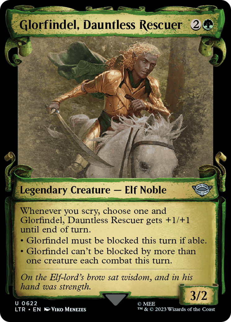 Glorfindel, Dauntless Rescuer [The Lord of the Rings: Tales of Middle-Earth Showcase Scrolls] | D20 Games