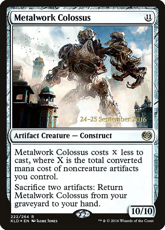 Metalwork Colossus  [Kaladesh Prerelease Promos] | D20 Games