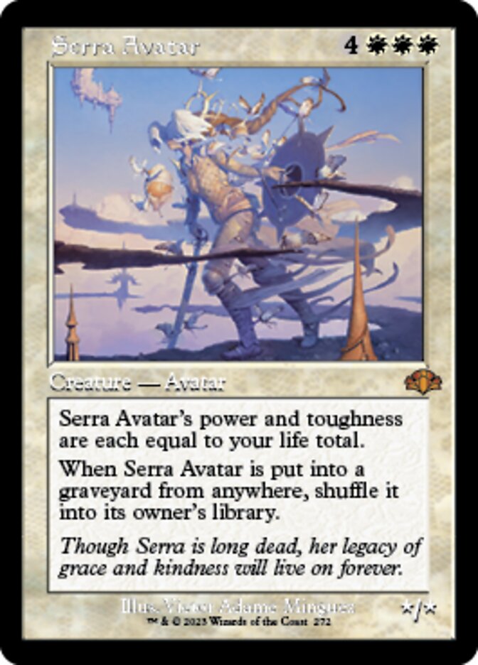 Serra Avatar (Retro) [Dominaria Remastered] | D20 Games