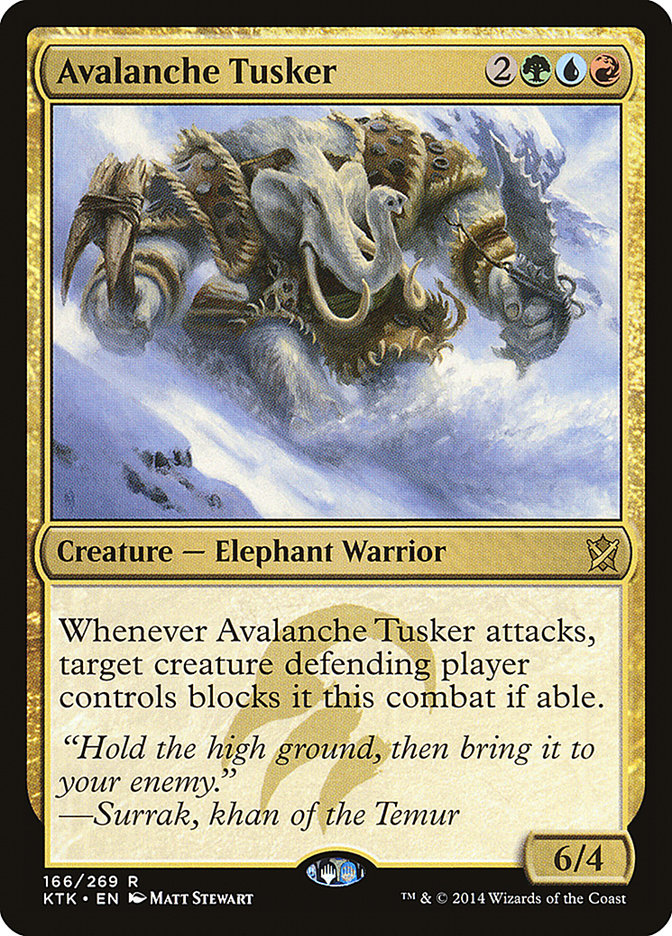 Avalanche Tusker [Khans of Tarkir] | D20 Games