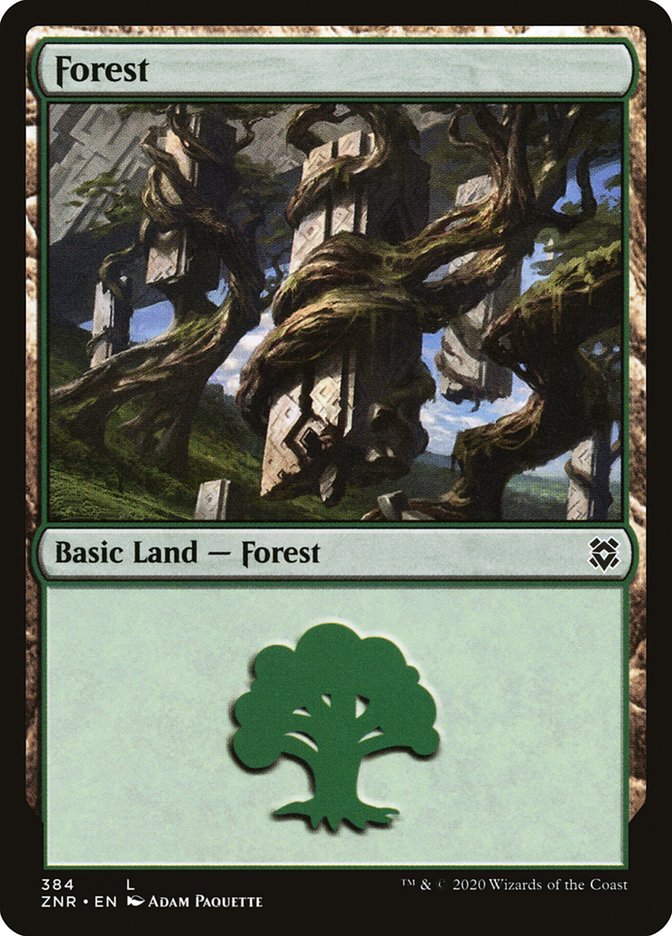 Forest (384) [Zendikar Rising] | D20 Games