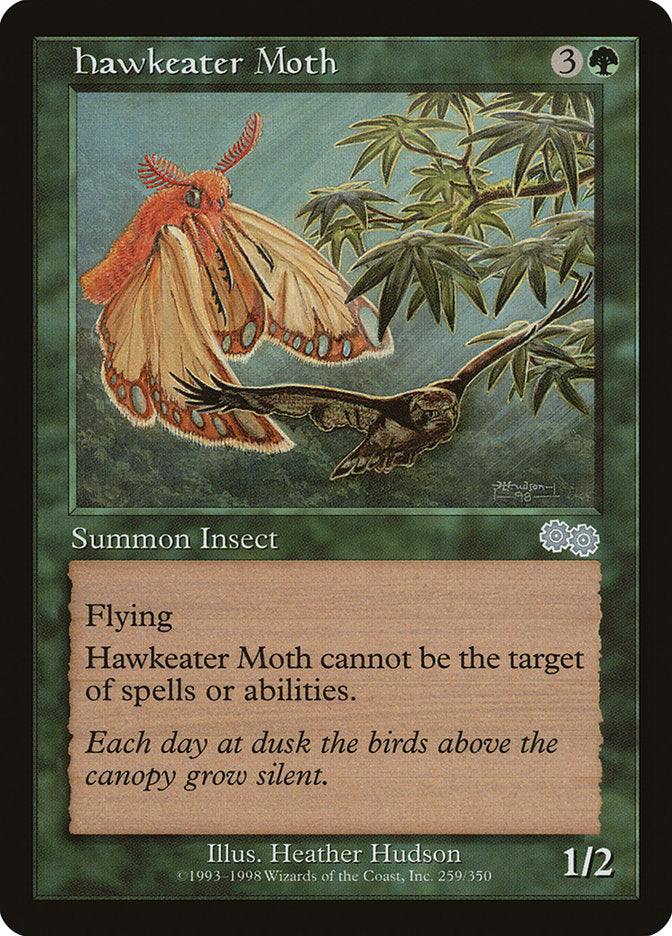 Hawkeater Moth [Urza's Saga] | D20 Games