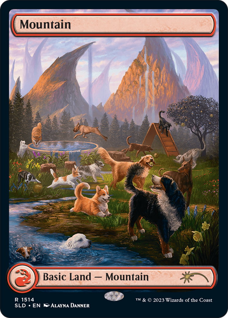 Mountain (1514) [Secret Lair Commander Deck: Raining Cats and Dogs] | D20 Games