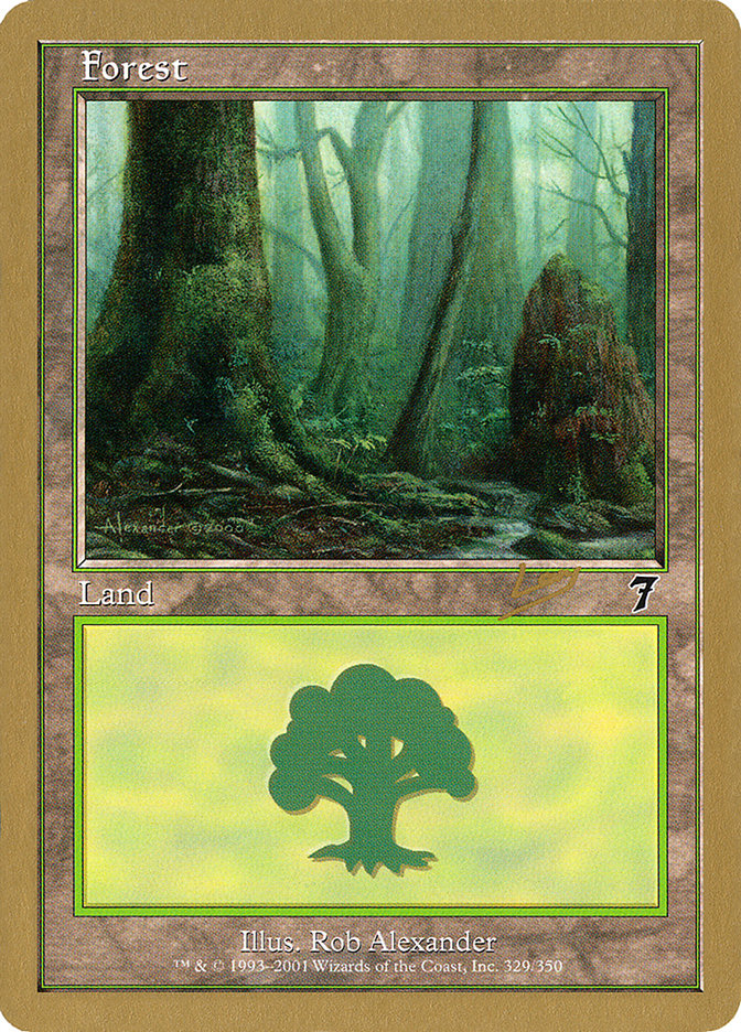 Forest (rl329) (Raphael Levy) [World Championship Decks 2002] | D20 Games