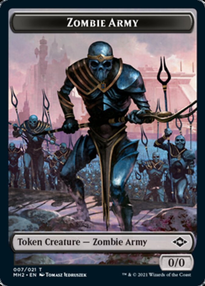 Thopter Token // Zombie Army Token [Modern Horizons 2 Tokens] | D20 Games