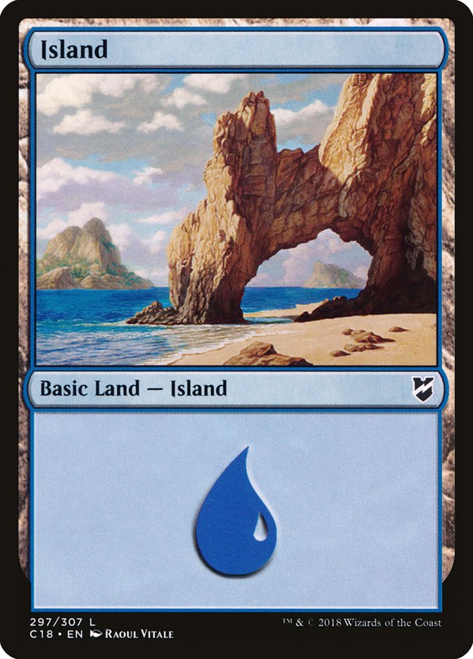 Island (297) [Commander 2018] | D20 Games
