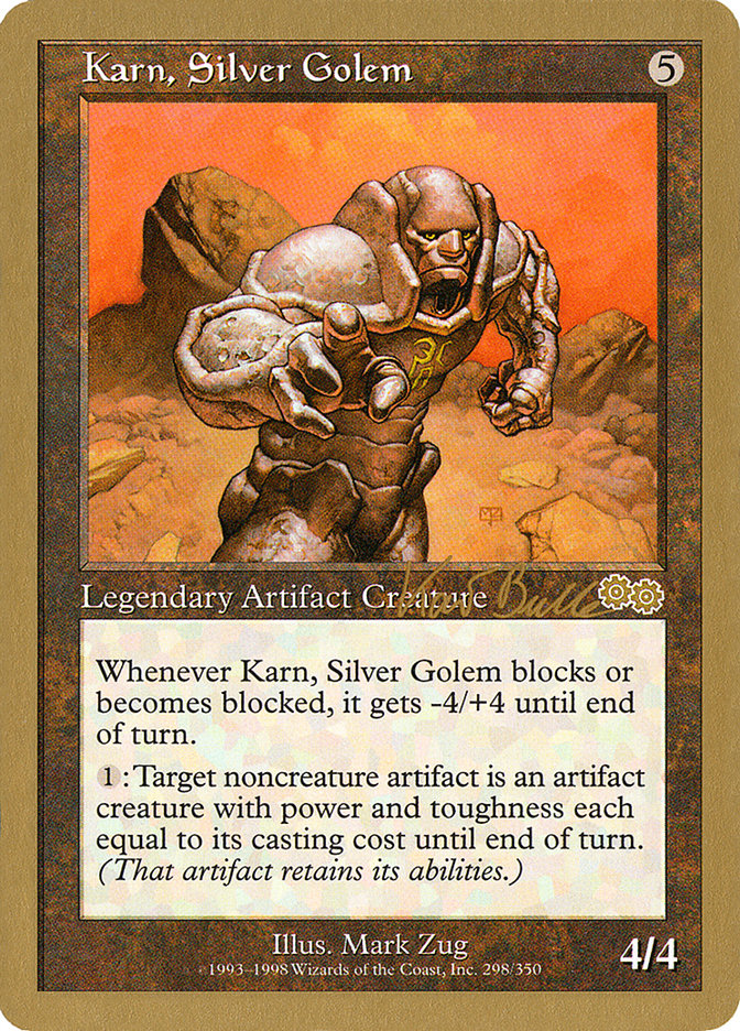 Karn, Silver Golem (Kai Budde) [World Championship Decks 1999] | D20 Games