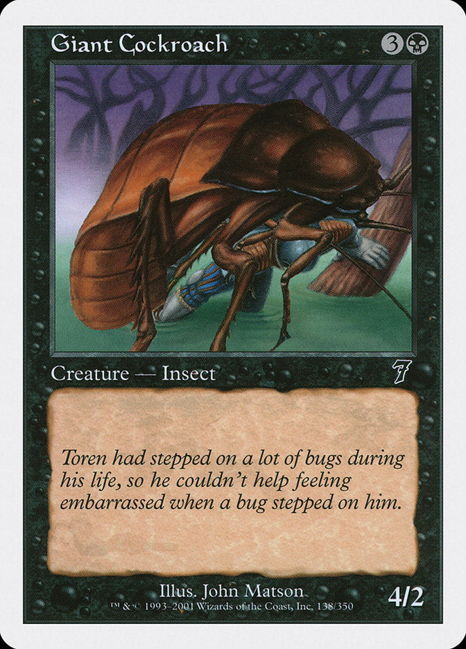 Giant Cockroach [Seventh Edition] | D20 Games