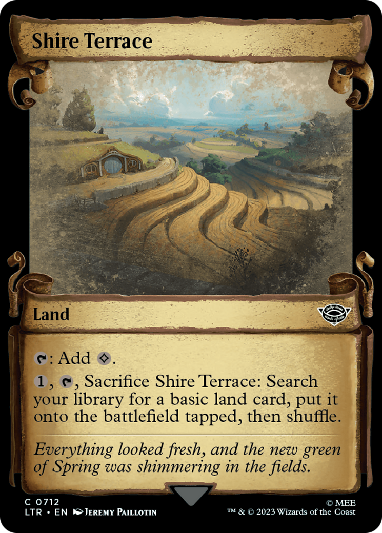 Shire Terrace [The Lord of the Rings: Tales of Middle-Earth Showcase Scrolls] | D20 Games