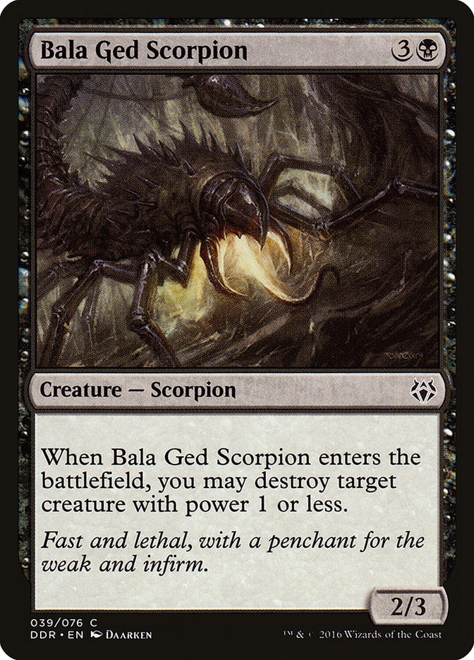 Bala Ged Scorpion [Duel Decks: Nissa vs. Ob Nixilis] | D20 Games