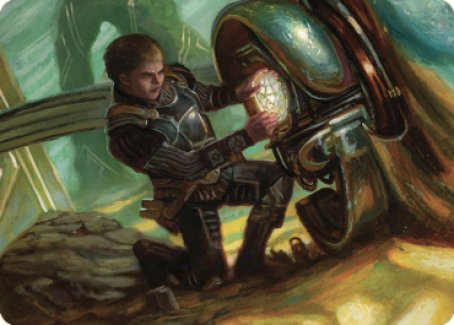 Urza, Powerstone Prodigy Art Card [The Brothers' War Art Series] | D20 Games