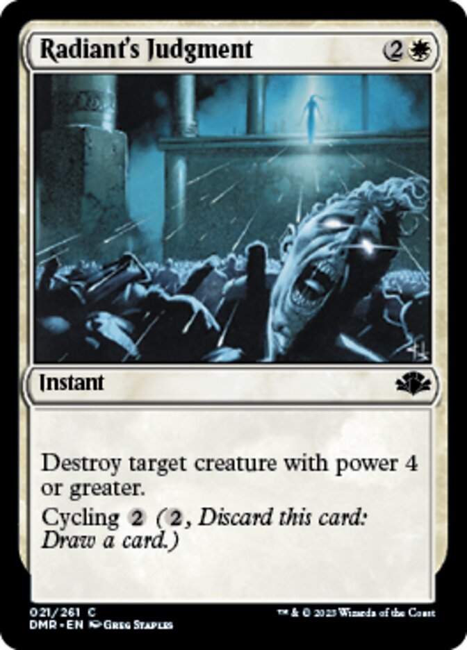 Radiant's Judgment [Dominaria Remastered] | D20 Games