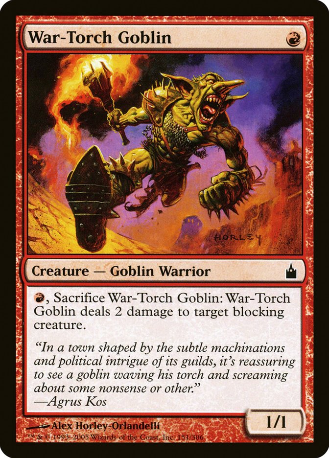 War-Torch Goblin [Ravnica: City of Guilds] | D20 Games