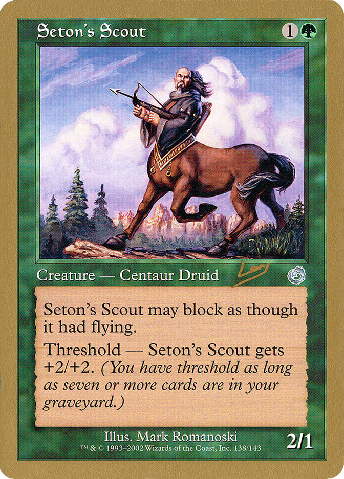 Seton's Scout (Raphael Levy) [World Championship Decks 2002] | D20 Games