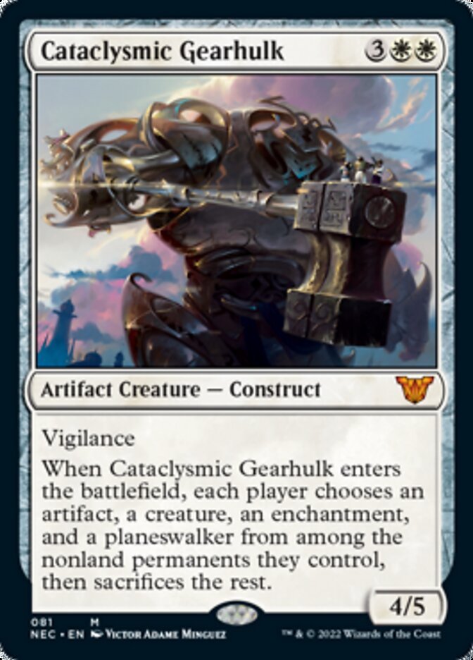 Cataclysmic Gearhulk [Kamigawa: Neon Dynasty Commander] | D20 Games