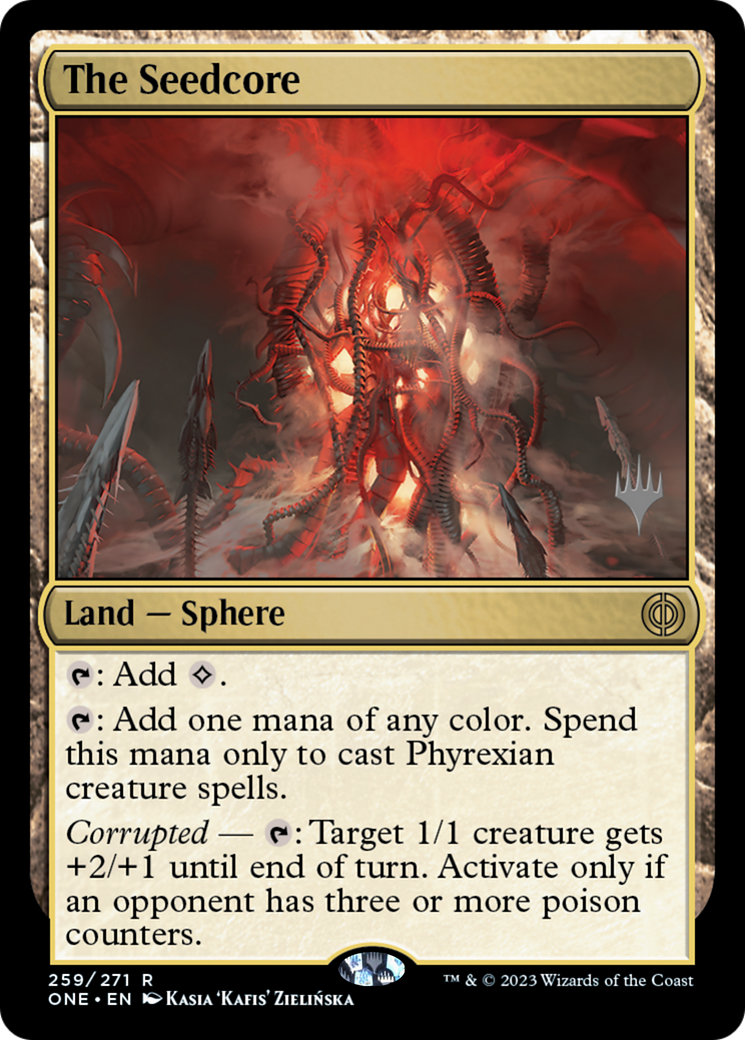 The Seedcore (Promo Pack) [Phyrexia: All Will Be One Promos] | D20 Games