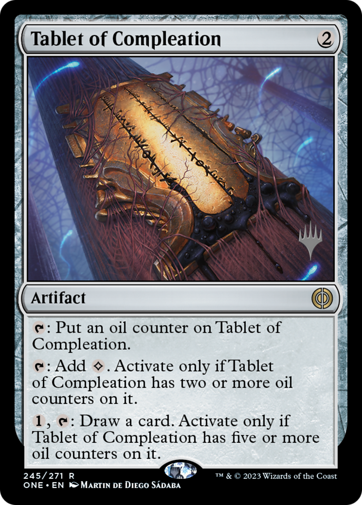 Tablet of Compleation (Promo Pack) [Phyrexia: All Will Be One Promos] | D20 Games