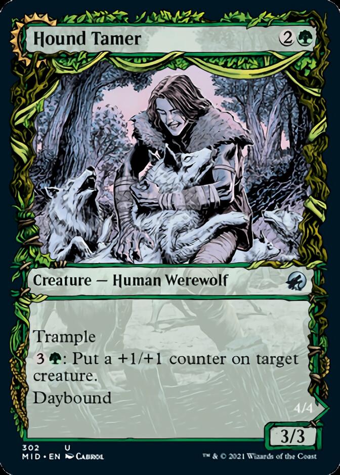 Hound Tamer // Untamed Pup (Showcase Equinox) [Innistrad: Midnight Hunt] | D20 Games