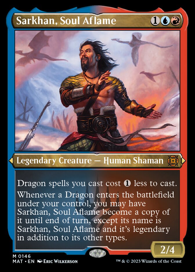 Sarkhan, Soul Aflame (Foil Etched) [March of the Machine: The Aftermath] | D20 Games