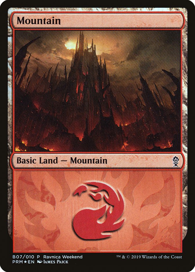 Mountain (B07) [Ravnica Allegiance Guild Kit] | D20 Games