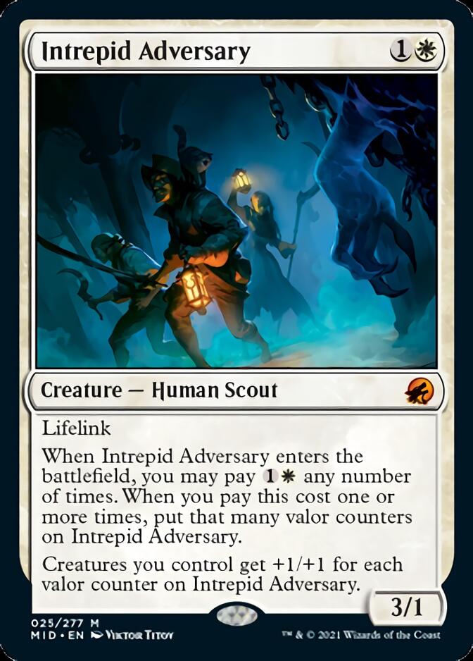 Intrepid Adversary [Innistrad: Midnight Hunt] | D20 Games