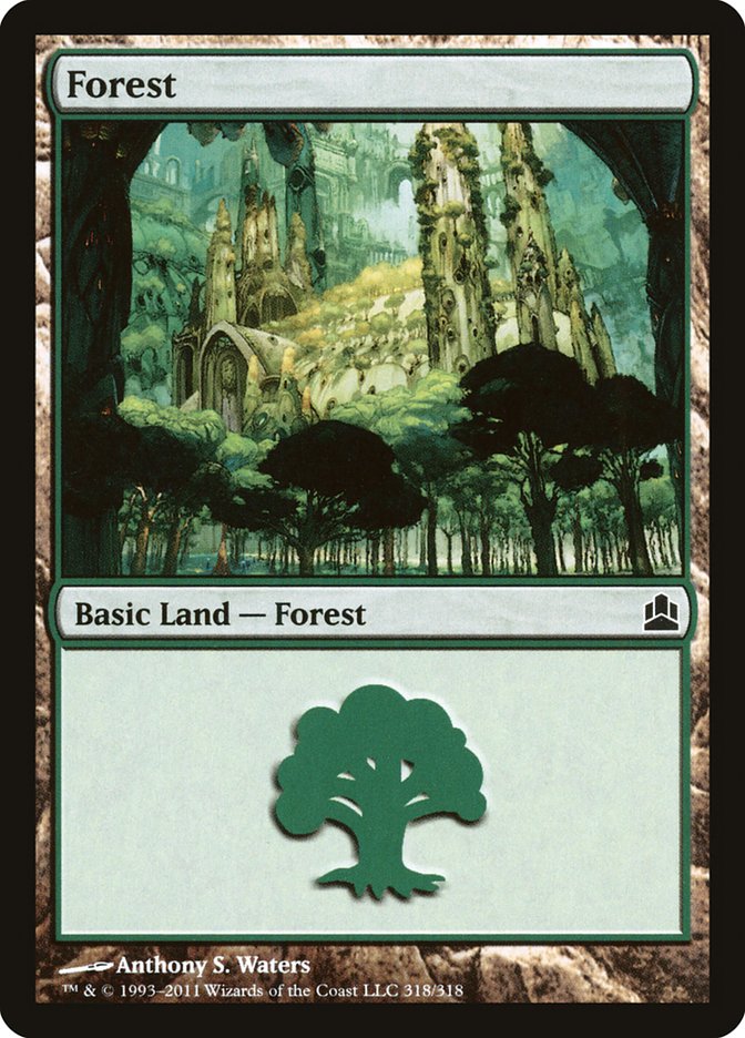 Forest (318) [Commander 2011] | D20 Games