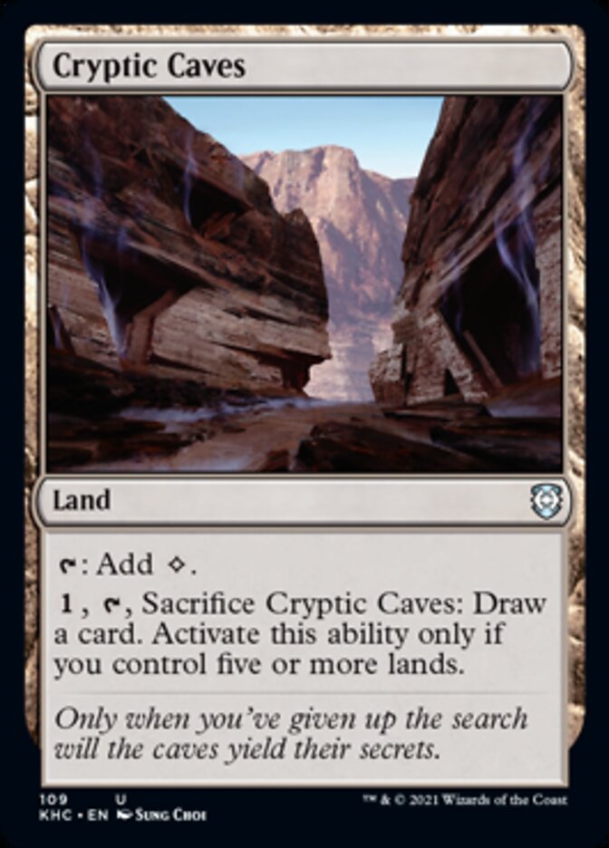 Cryptic Caves [Kaldheim Commander] | D20 Games