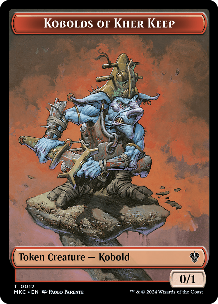 Soldier // Kobolds of Kher Keep Double-Sided Token [Murders at Karlov Manor Commander Tokens] | D20 Games