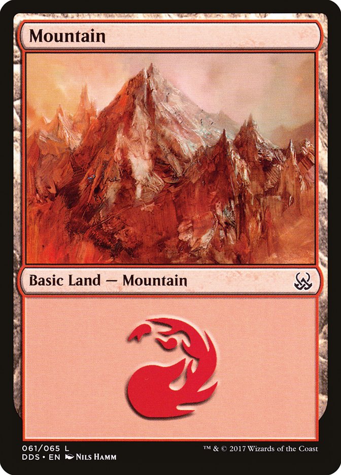 Mountain (61) [Duel Decks: Mind vs. Might] | D20 Games