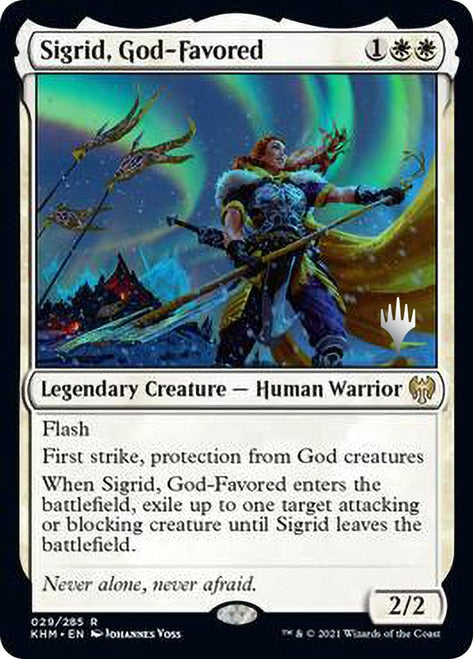 Sigrid, God-Favored [Kaldheim Promos] | D20 Games