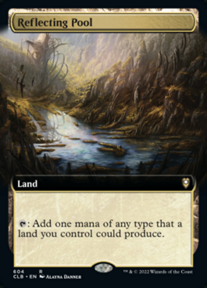 Reflecting Pool (Extended Art) [Commander Legends: Battle for Baldur's Gate] | D20 Games