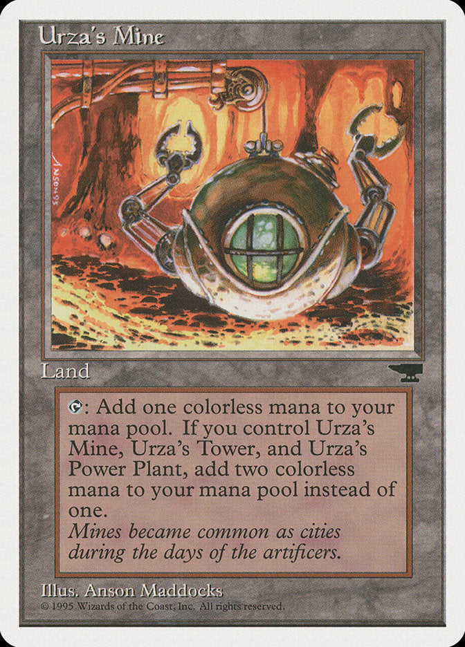 Urza's Mine (Orange Background) [Chronicles] | D20 Games