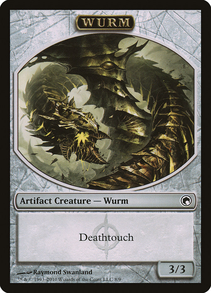 Wurm (Deathtouch) [Scars of Mirrodin Tokens] | D20 Games