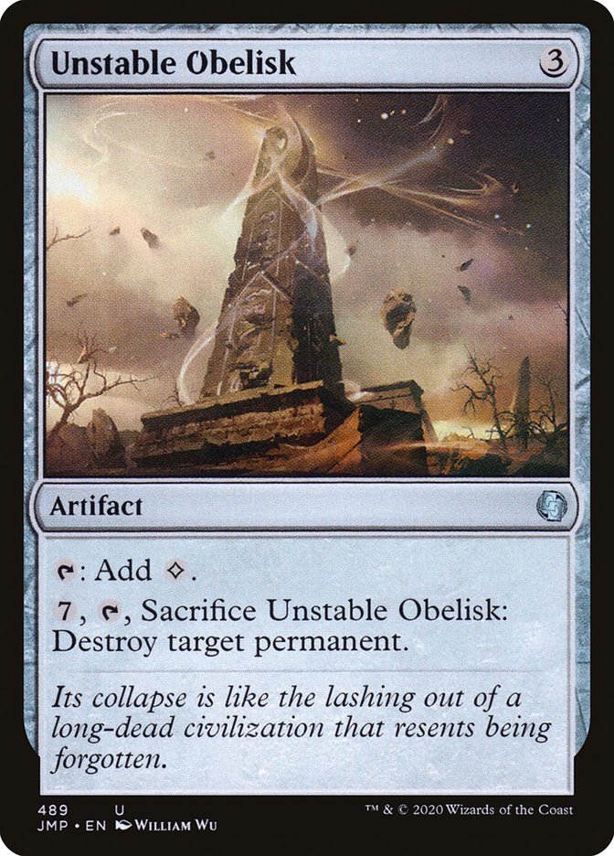 Unstable Obelisk [Jumpstart] | D20 Games