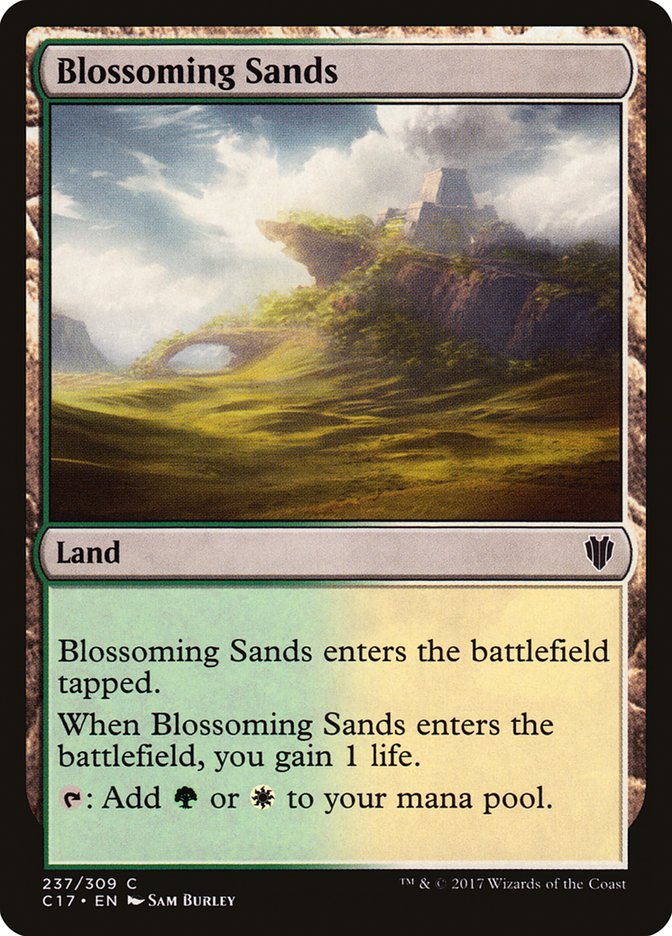 Blossoming Sands [Commander 2017] | D20 Games