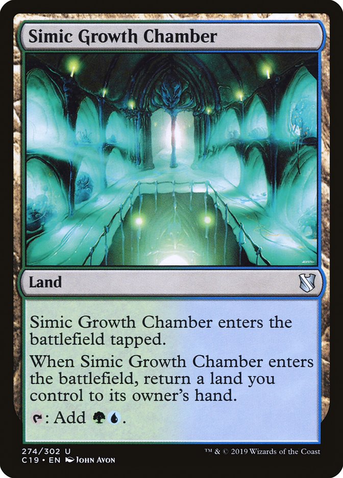 Simic Growth Chamber [Commander 2019] | D20 Games