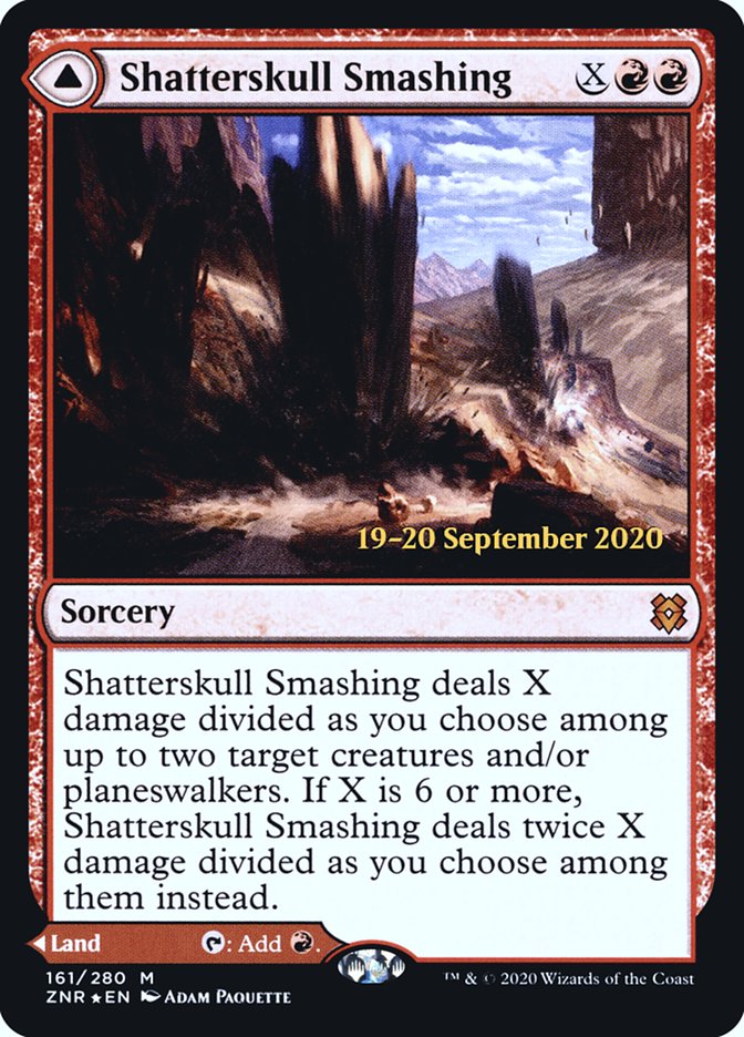 Shatterskull Smashing // Shatterskull, the Hammer Pass [Zendikar Rising Prerelease Promos] | D20 Games