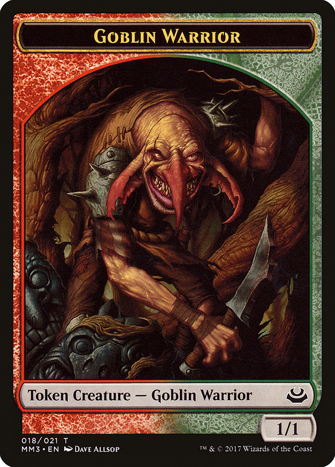 Goblin Warrior [Modern Masters 2017 Tokens] | D20 Games