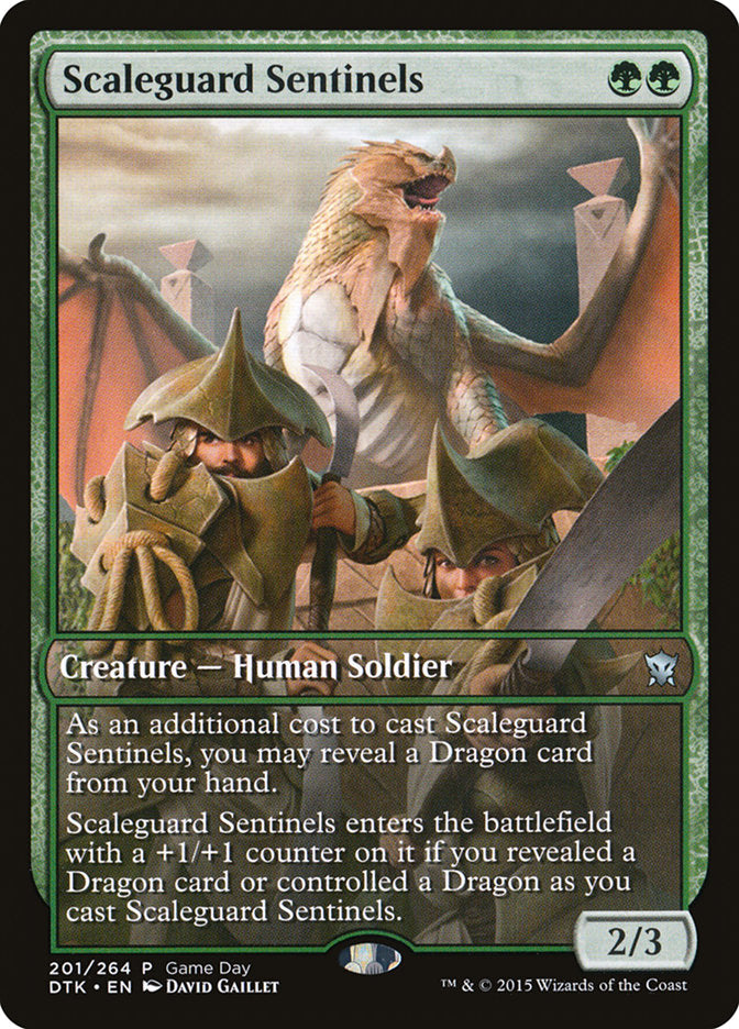 Scaleguard Sentinels (Game Day) [Dragons of Tarkir Promos] | D20 Games