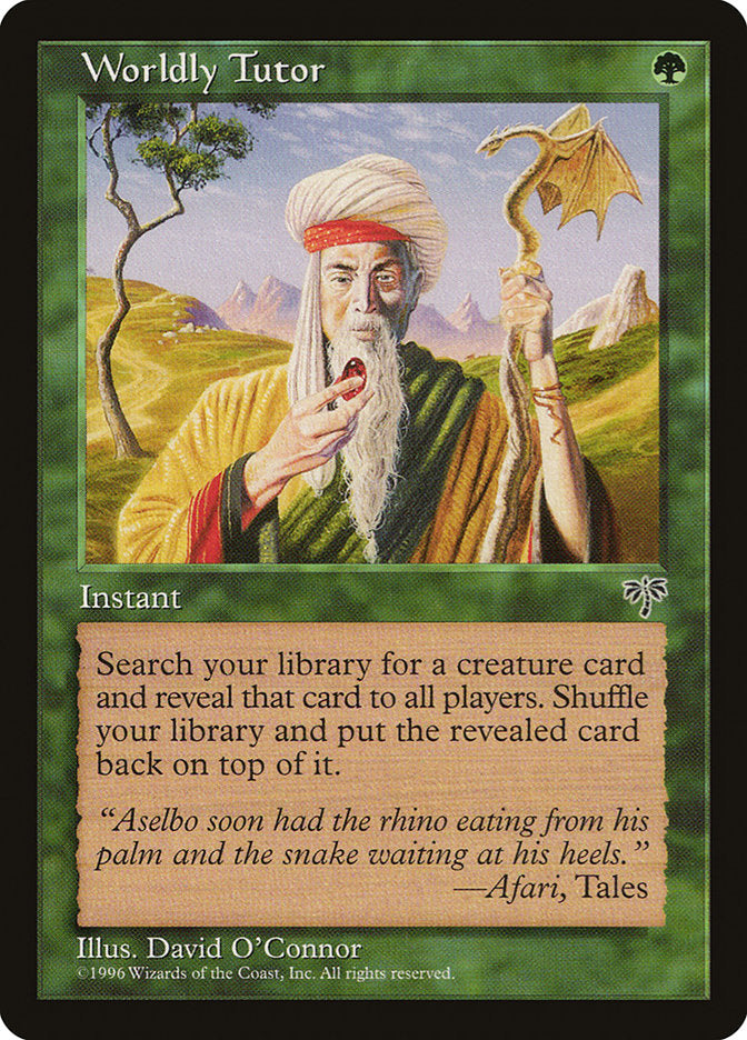 Worldly Tutor [Mirage] | D20 Games