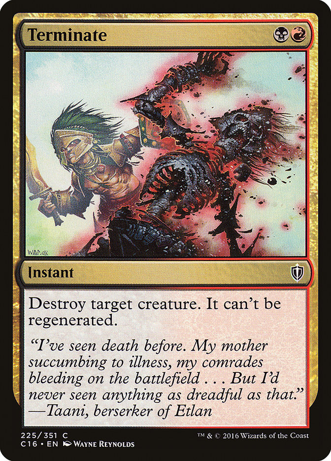 Terminate [Commander 2016] | D20 Games