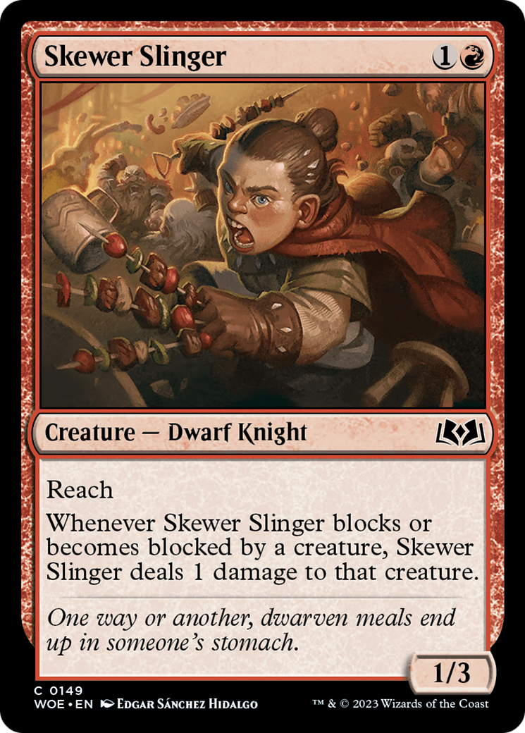 Skewer Slinger [Wilds of Eldraine] | D20 Games