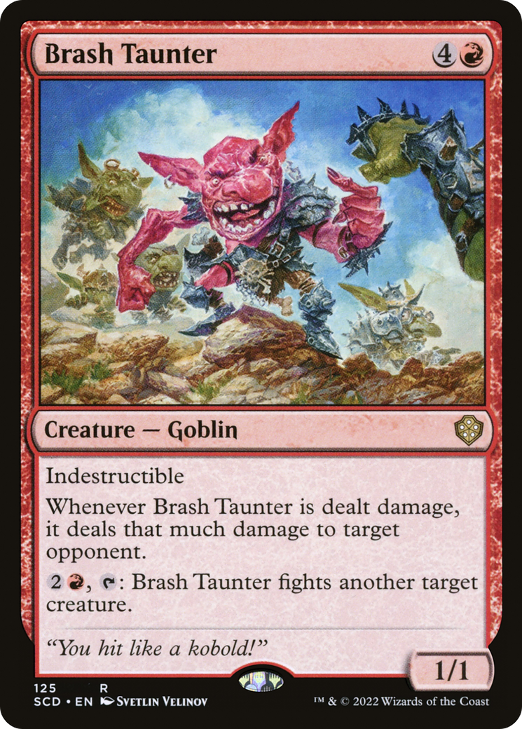 Brash Taunter [Starter Commander Decks] | D20 Games